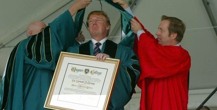 Wagner College revokes honorary degree given to President Trump