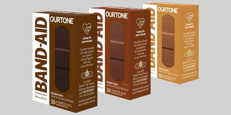 Band-Aid launches Ourtone line to blend better with brown skin tones