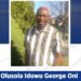 Obituary – Olusola Idowu George Oni