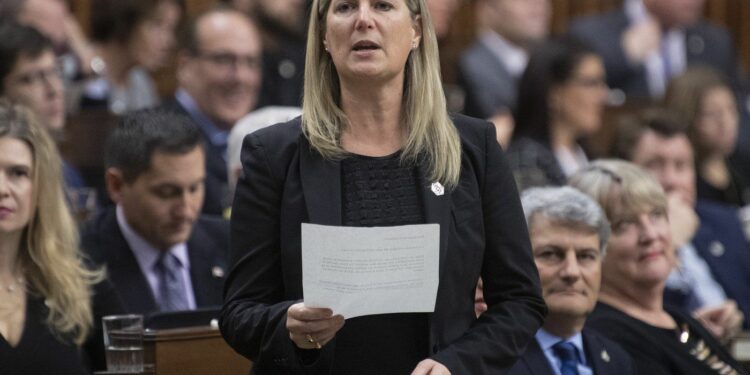 Leona Alleslev officially enters the party’s leadership race