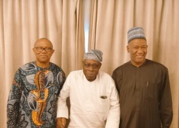 Peter Obi, Baba-Ahmed visit Obasanjo ahead of 2023 election
