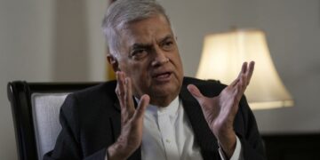 Sri Lanka’s PM sworn in as acting president