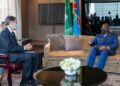 PRESIDENT FÉLIX TSHISEKEDI MEETS US SECRETARY OF STATE