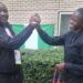 Nigeria’s Minister of Sports receives Tobi Amusan in Birmingham