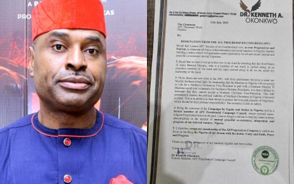 Kenneth Okonkwo dumps APC over Muslim-Muslim presidential ticket