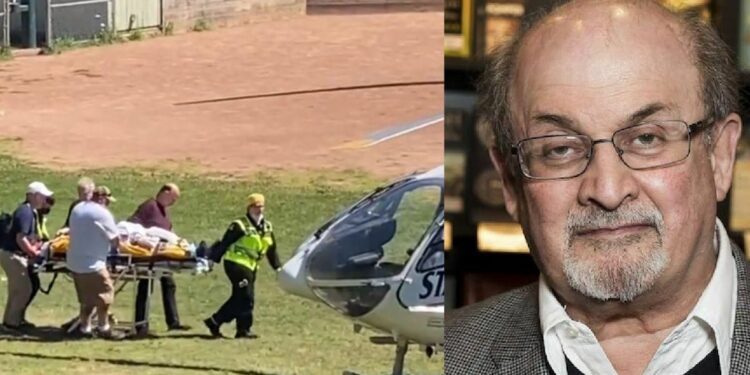 Author Salman Rushdie on ventilator after New York attack
