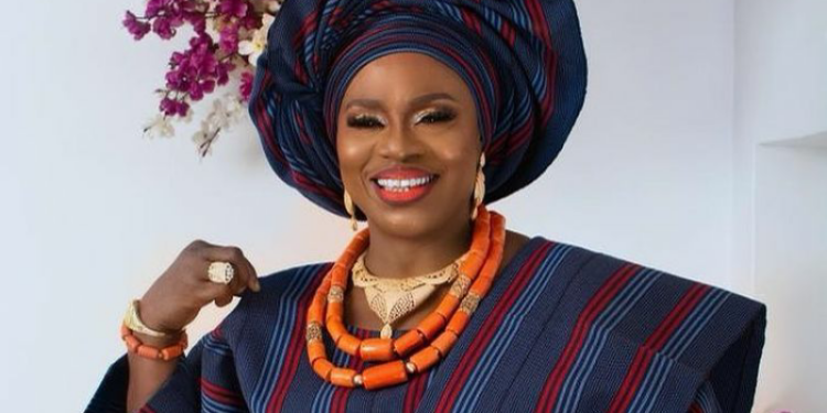 Actress Mama Rainbow prays as she celebrates 80th birthday in grand style