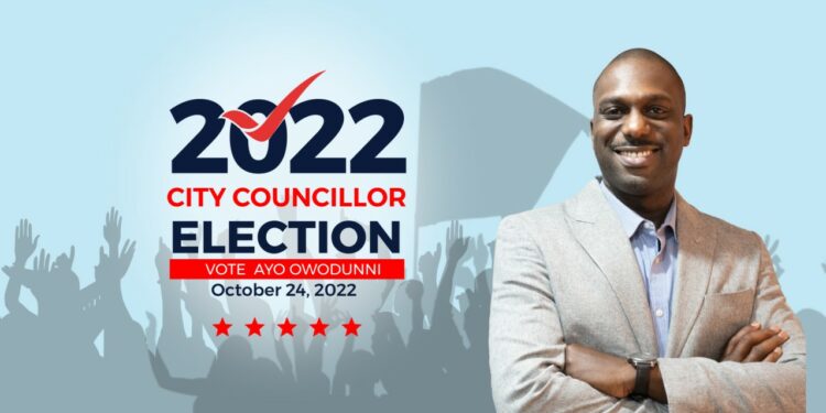History made as Nigerian immigrant, Ayo Owodunni elected as Kitchener’s City Councillor