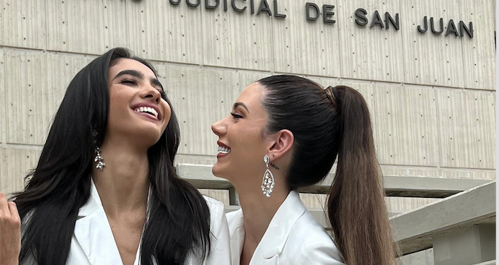 Miss Puerto Rico and Miss Argentina announce their marriage