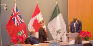 Nigerian immigrant, Ayo Owodunni, sworn in as Kitchener City Councillor