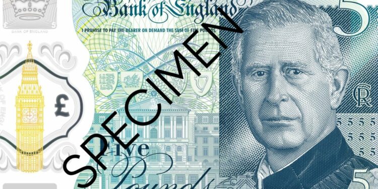 Bank Of England Unveils New Notes With Portrait Of King Charles III