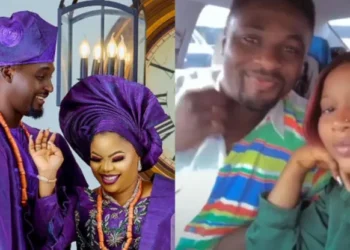 Adeniyi Johnson begs his wife Seyi Edun over video with a fan with triggered claims of an alleged affair