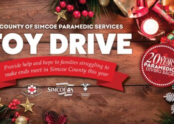 Simcoe Country Paramedics celebrate 20th annual toy drive
