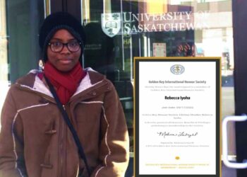 Rebecca Iyoha honoured in Canada