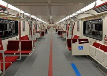 Four teenagers charged with firing replica guns on subway train in Toronto