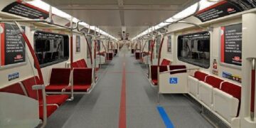 Four teenagers charged with firing replica guns on subway train in Toronto