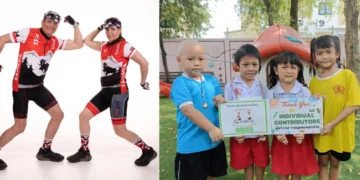 Canadian couple cycle 2500km around Thailand to raise fund for children’s charity