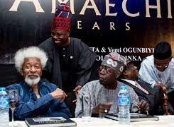 Soyinka dismisses claim of endorsing Tinubu