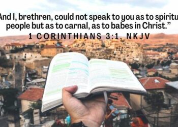 How to know if you’re a carnal believer, by Stanley Ugagbe