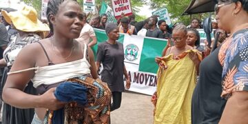 Unclad Women Protest At US Embassy Over 2023 Elections