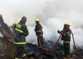 Lagos State Police Command Investigate Suspected Arson at Akere Spare Parts Market