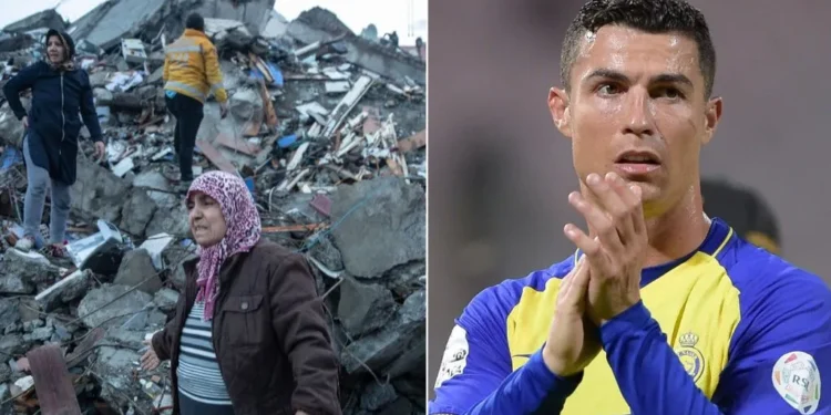 Cristiano Ronaldo sends a plane full with care package to earthquake victims in Syria and Turkey