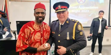 Toronto Police Service honour Chidi Nwanyanwu with Five-Year Partnership Award