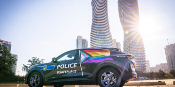 Mississauga and Brampton police vehicle wins national contest for vehicle graphics
