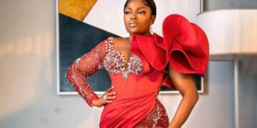 Funke Akindele celebrates Bimbo Ademoye after breaking her AMVCA records