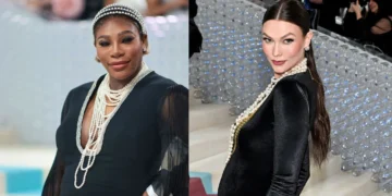 Serena Williams and model Karlie Kloss reveal pregnancies at Met Gala