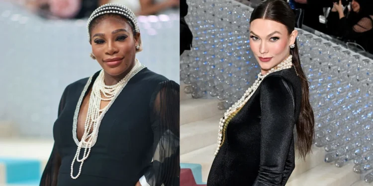 Serena Williams and model Karlie Kloss reveal pregnancies at Met Gala