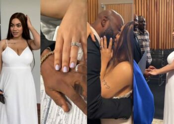 Regina Daniel’s step-daughter, Julia Nwoko, weds baby daddy in Canada