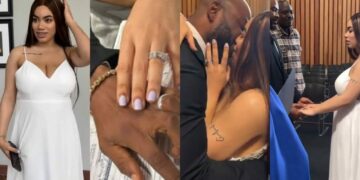 Regina Daniel’s step-daughter, Julia Nwoko, weds baby daddy in Canada