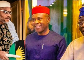 Peter Mbah meets President Tinubu, begs for Nnamdi Kanu’s release