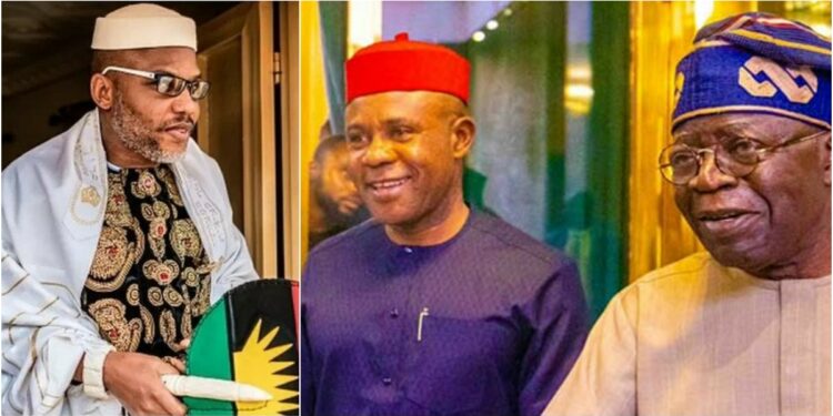 Peter Mbah meets President Tinubu, begs for Nnamdi Kanu’s release
