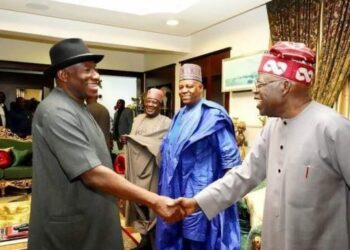 Tinubu meets with Jonathan, 3 governors in Aso Rock