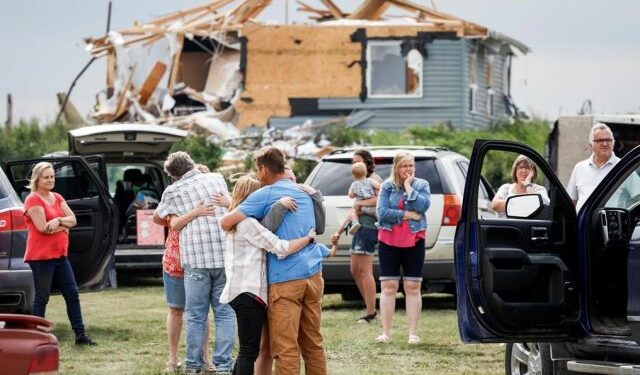 Tornado destroys homes and livestock in Alberta