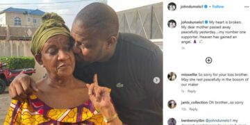 John Dumelo loses mum