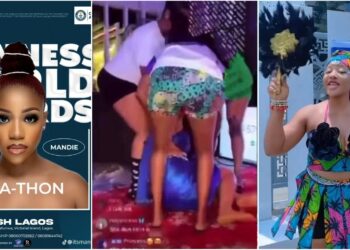 Nigerian Lady Who Embarked On 130-Hours Dance-A-Thon Collapses on Stage