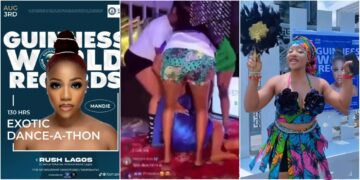 Nigerian Lady Who Embarked On 130-Hours Dance-A-Thon Collapses on Stage