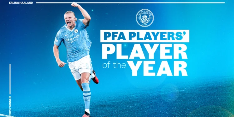 Erling Haaland wins PFA Men’s Players’ Player of the Year