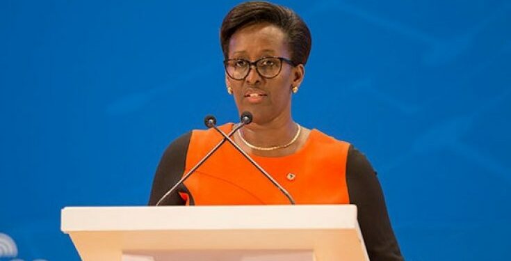 First Lady of Rwanda advocates equal parenting responsibility for men