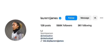 Lauren James restricts comments on her Instagram account amid backlash after stamping on Nigeria’s Michelle Alozie