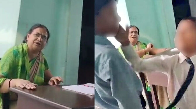 Outrage in India As Teacher Orders Students To Slap Muslim Classmate (Video)