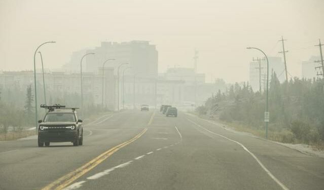 Evacuation of Yellowknife ordered as wildfires approach