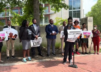 Black LGBTQ lawmakers and activists protest outside Nigerian embassy in Washington over the arrest of suspects at same-sex wedding in Delta (Video)