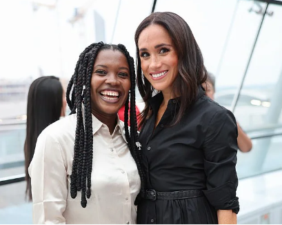 ‘You’re my Nigerian sister!’ – Meghan Markle tells Invictus star, Glory Essien, during an event