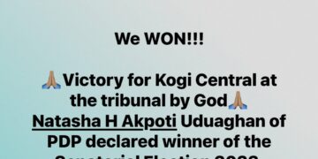 Tribunal Declares Natasha Akpoti Winner Of Kogi Central Senatorial Election