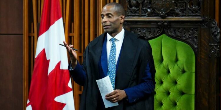 Who is Greg Fergus, the newly elected Speaker of the House of Commons?