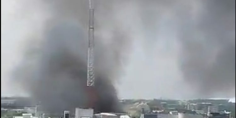 Tragedy Strikes as Fire Engulfs Section of Canadian Embassy in Abuja